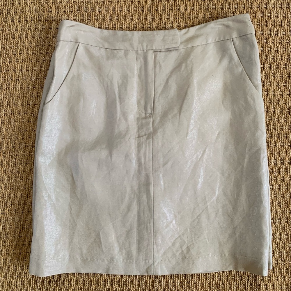 Cynthia Rowley, size 4,  Khaki pencil skirt, fully lined.